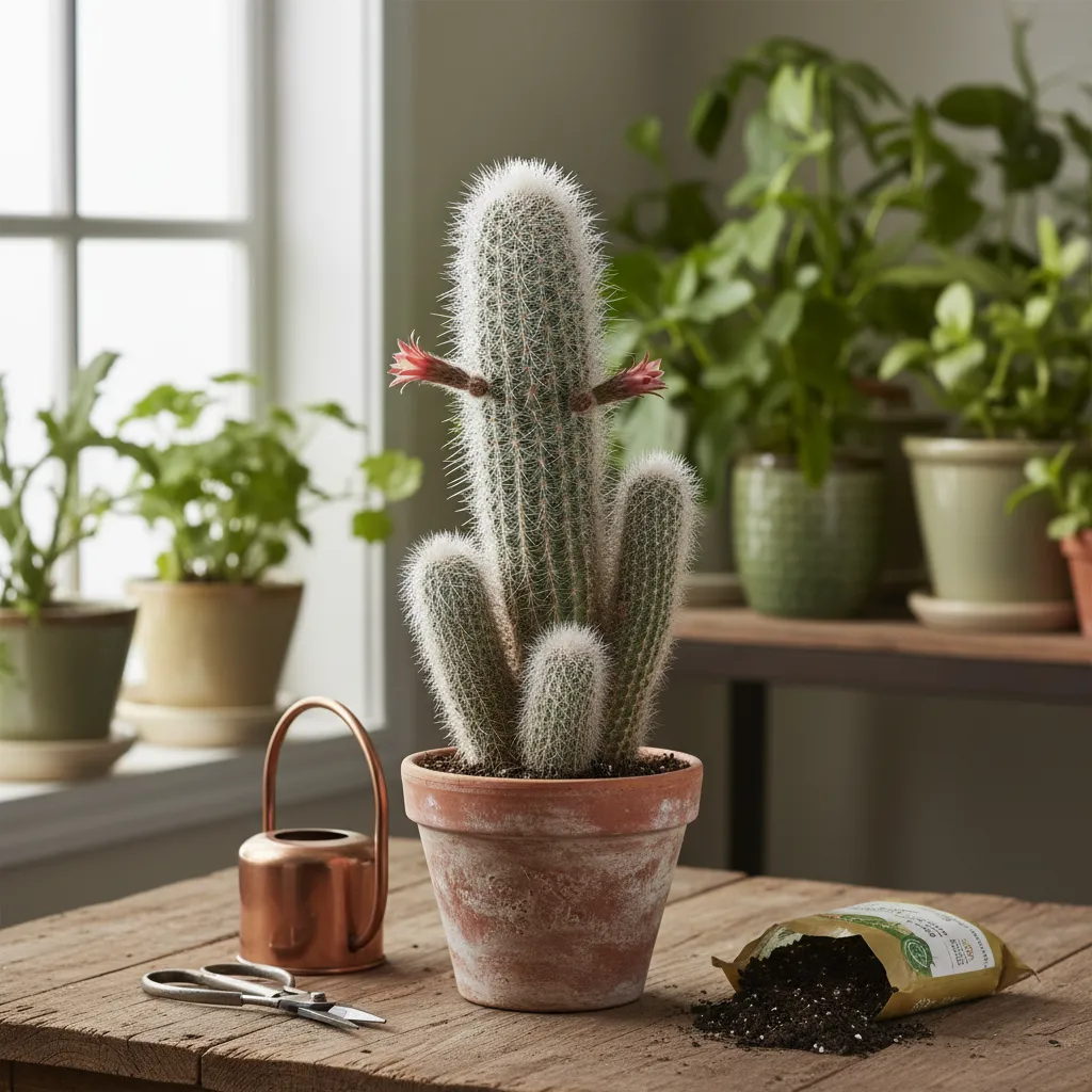 Cleistocactus Strausii reference image 1