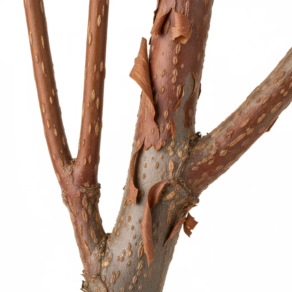 Abelia Bark & Stem — botanical anatomy illustration