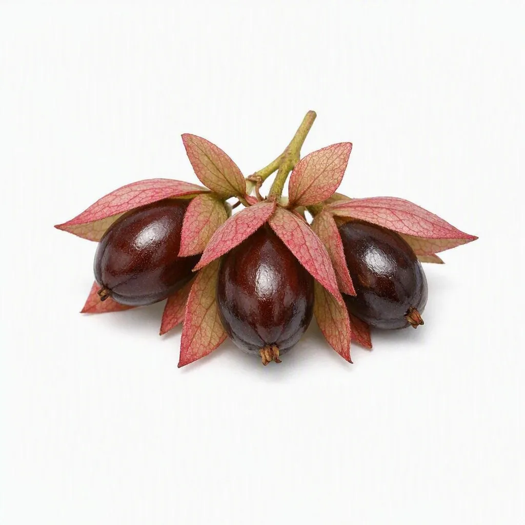 Abelia Fruit — botanical anatomy illustration