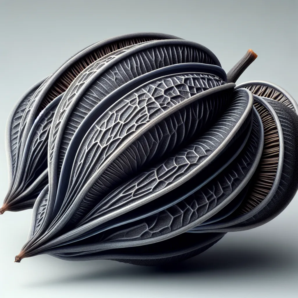 Aconite Seed — botanical anatomy illustration