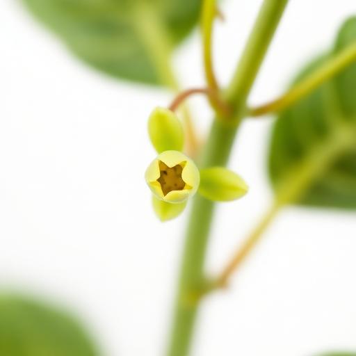 Ashwagandha Flower — botanical anatomy illustration