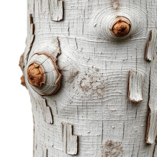 Bashak (Malabar Nut) Bark & Stem — botanical anatomy illustration