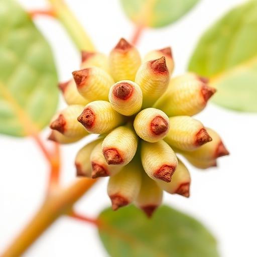 Bhringraj Fruit — botanical anatomy illustration