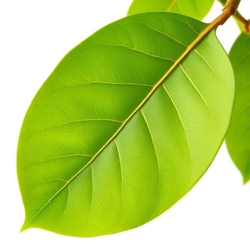 Haritaki Leaf — botanical anatomy illustration