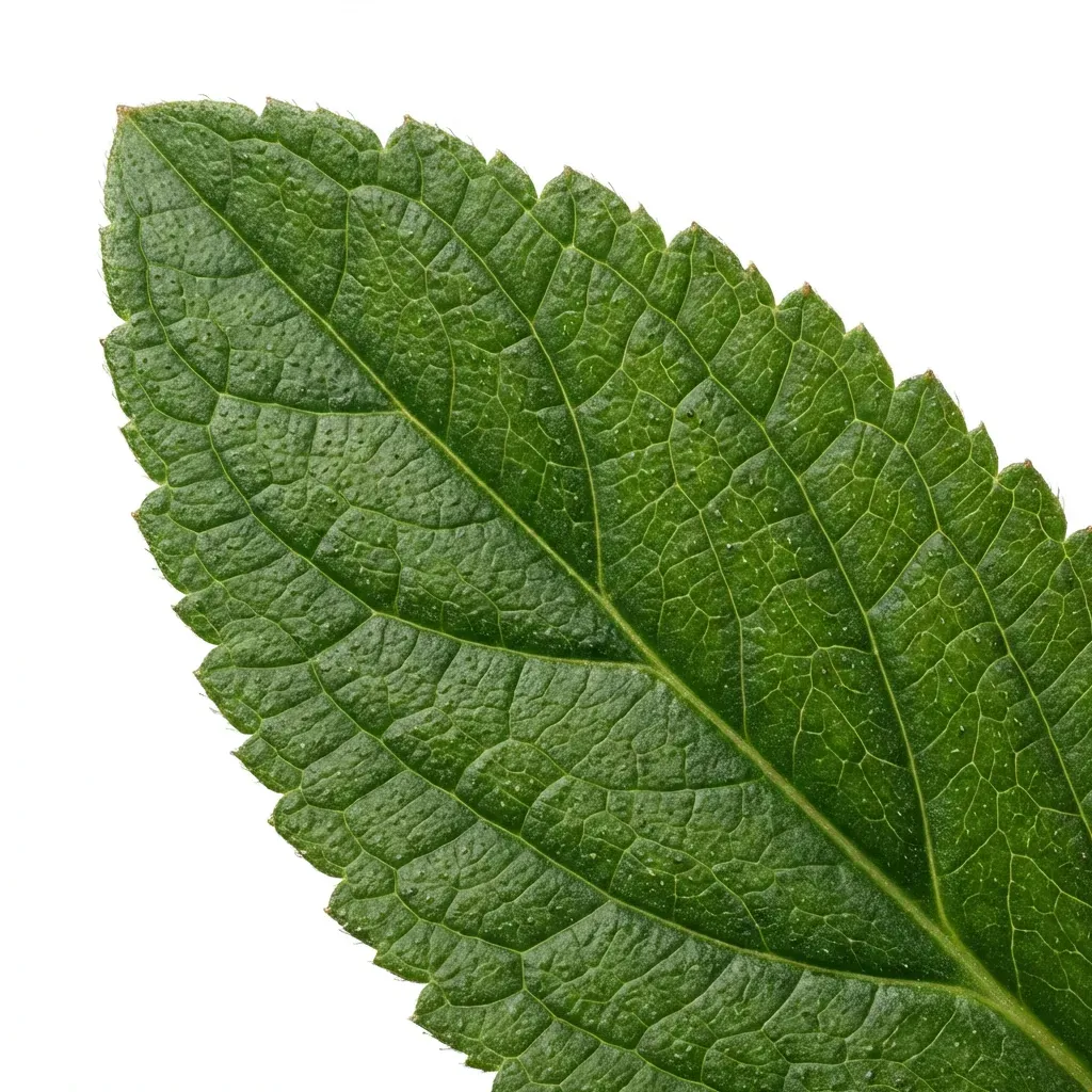 Jatamansi (Spikenard) Leaf — botanical anatomy illustration