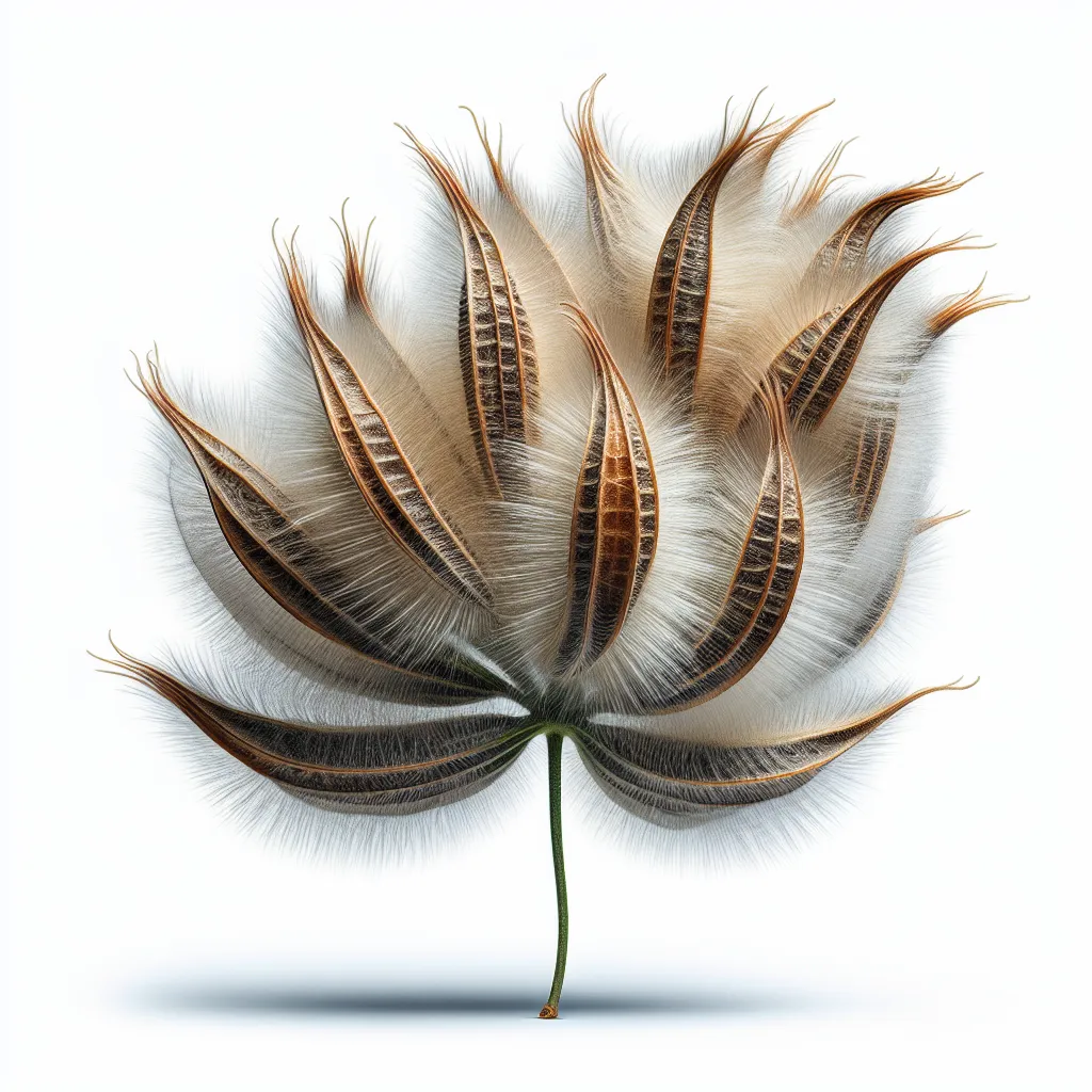 Lipstick Plant Seed — botanical anatomy illustration