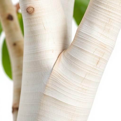 Moringa Bark & Stem — botanical anatomy illustration