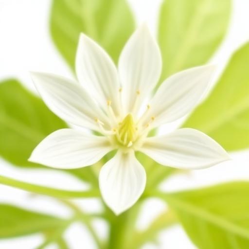 Moringa Flower — botanical anatomy illustration