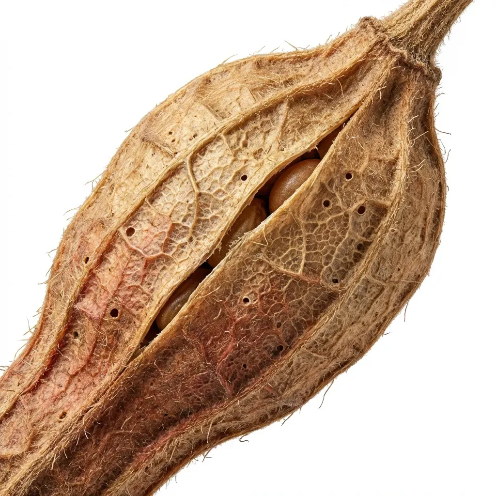 Mulethi (Licorice) Fruit — botanical anatomy illustration