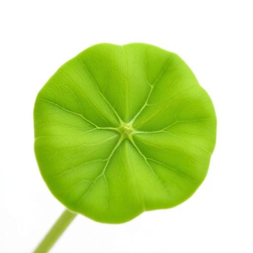 Thankuni (Gotu Kola) Leaf — botanical anatomy illustration