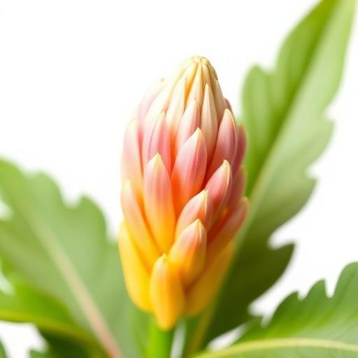 Turmeric Flower — botanical anatomy illustration