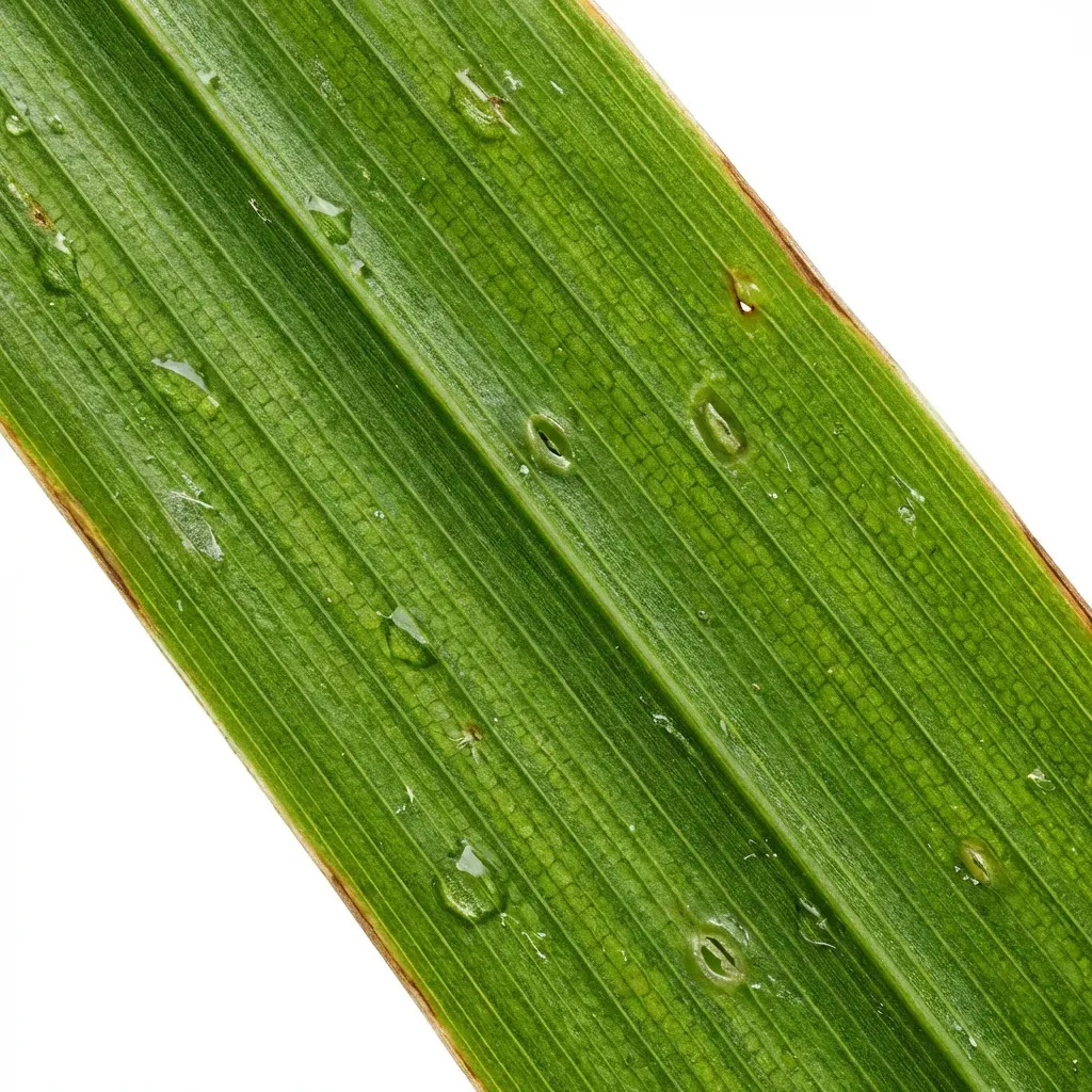 Vacha (Sweet Flag) Leaf — botanical anatomy illustration