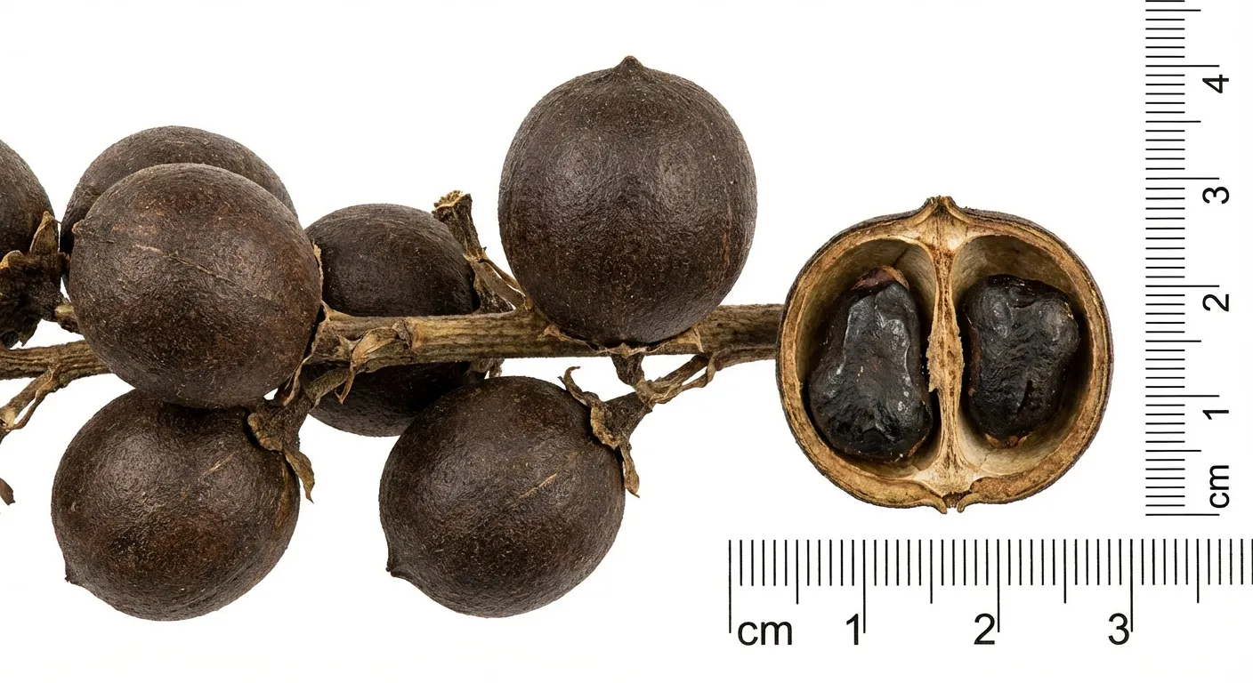 Acanthus Fruit — botanical anatomy illustration
