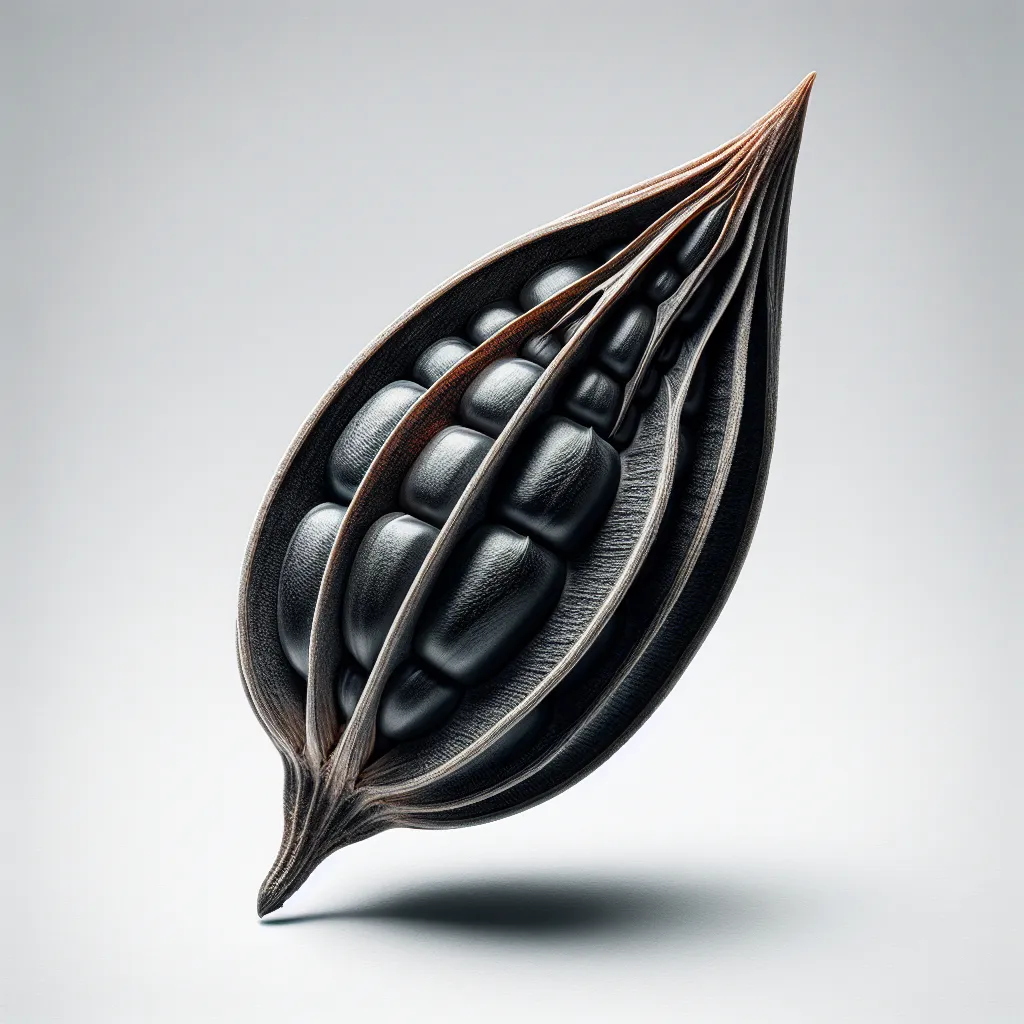 Acanthus Seed — botanical anatomy illustration