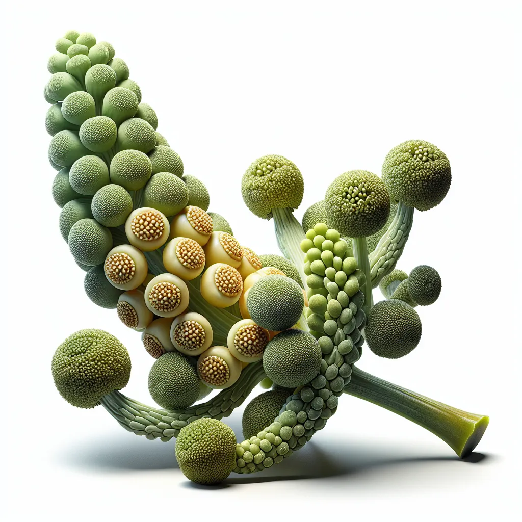 Acorus Fruit — botanical anatomy illustration