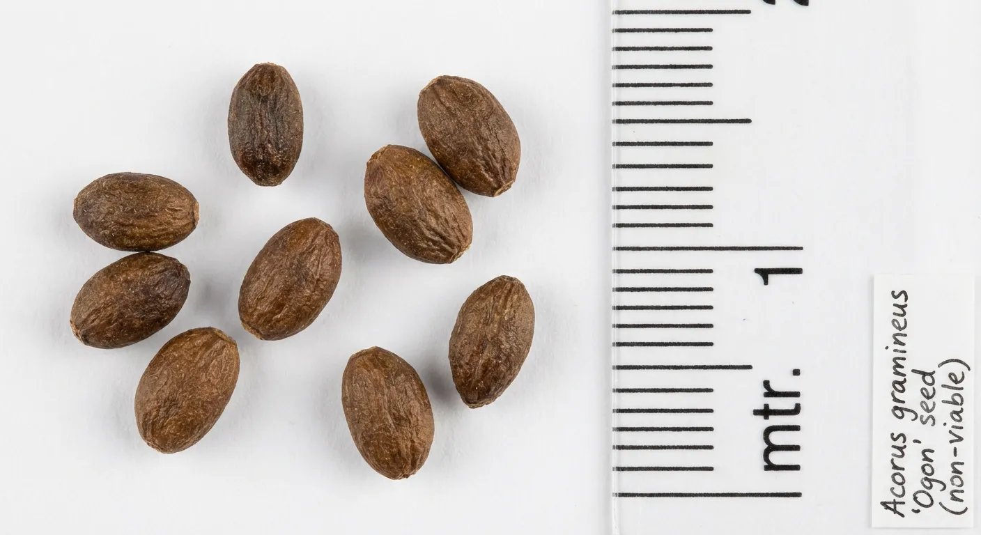 Acorus Seed — botanical anatomy illustration