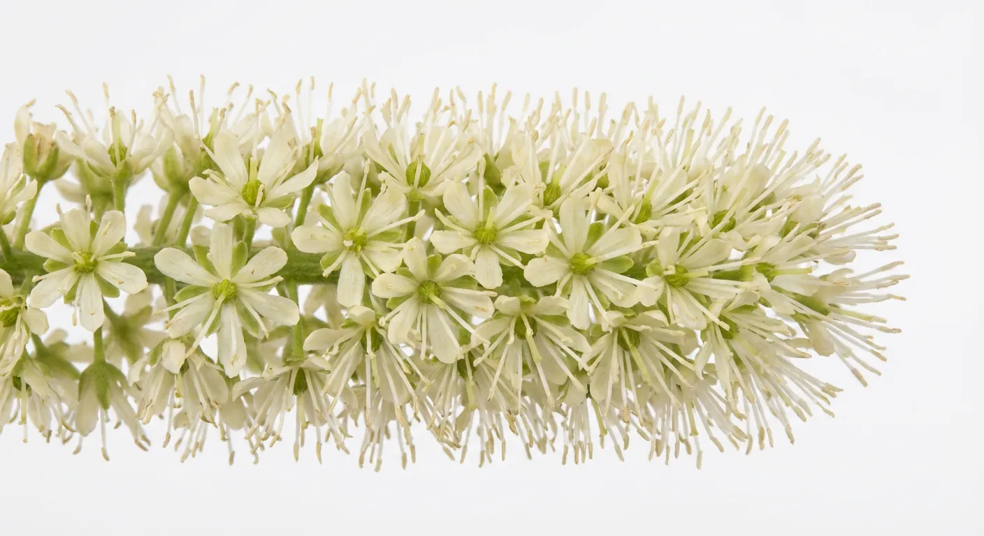 Actaea Flower — botanical anatomy illustration