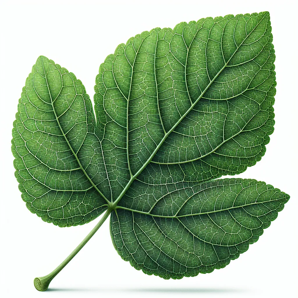 Aegle Marmelos Leaf — botanical anatomy illustration