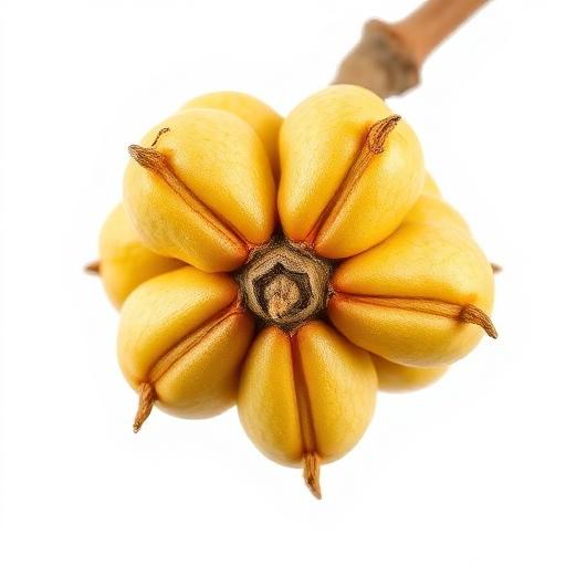 Arjun Fruit — botanical anatomy illustration