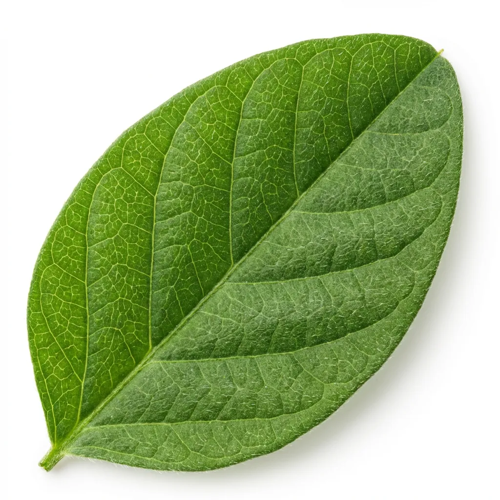 Aparajita White Leaf — botanical anatomy illustration