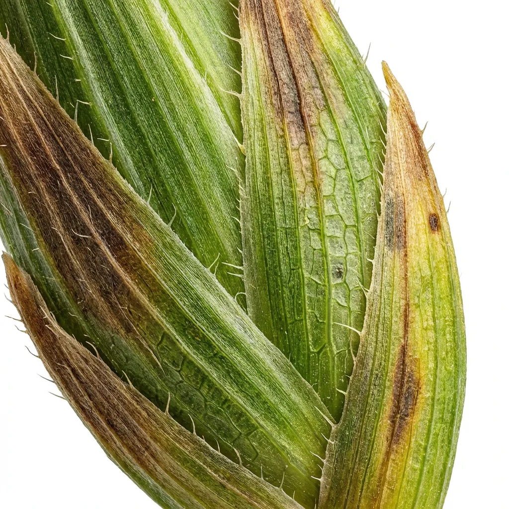 Darbha Grass Fruit — botanical anatomy illustration