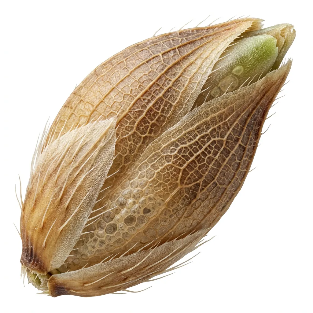 Darbha Grass Seed — botanical anatomy illustration
