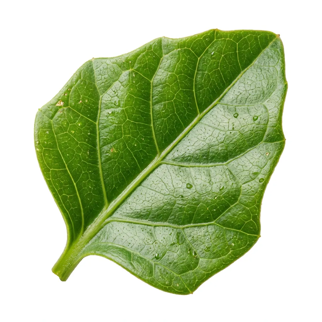 Hadjod leaf structure and venation pattern close-up