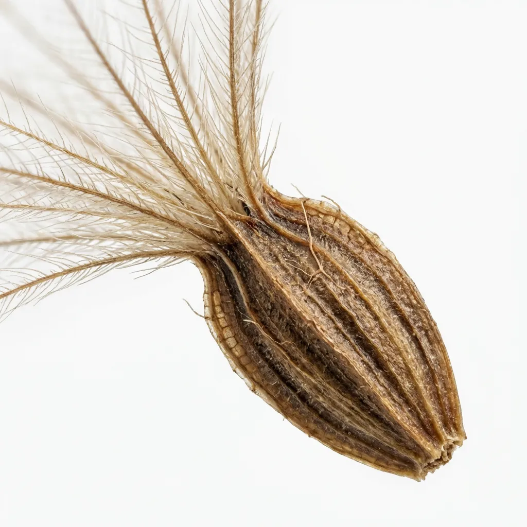 Kushtha Root Fruit — botanical anatomy illustration