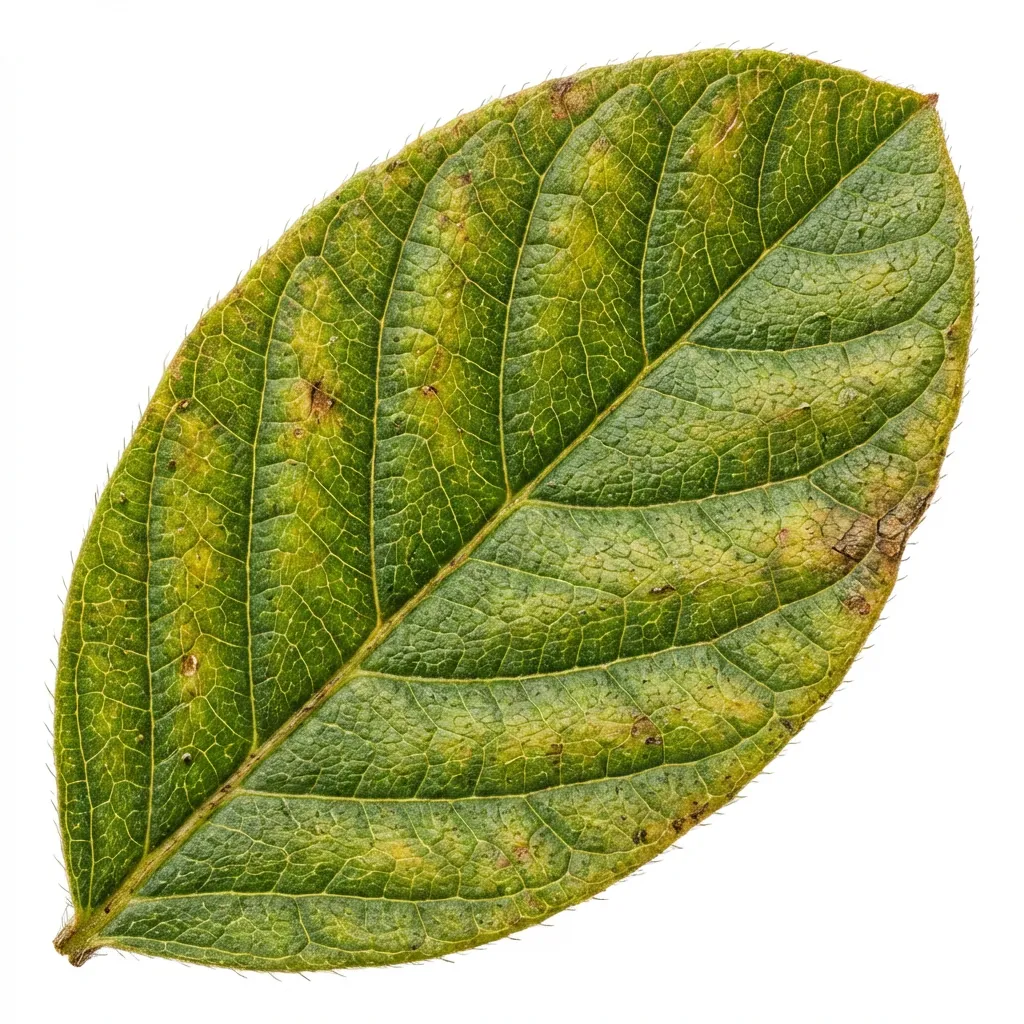 Mulethi (Licorice) leaf structure and venation pattern close-up