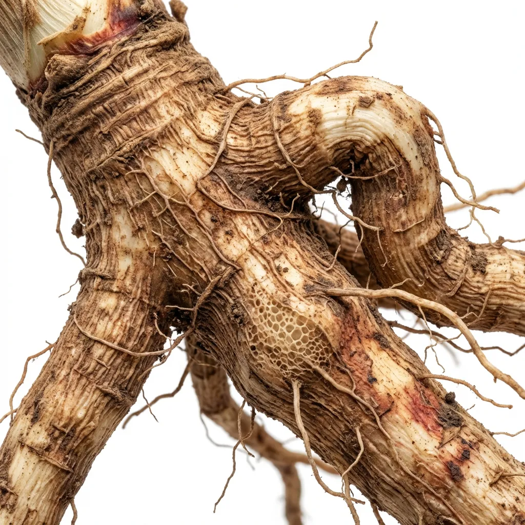 Mundi Root System — botanical anatomy illustration