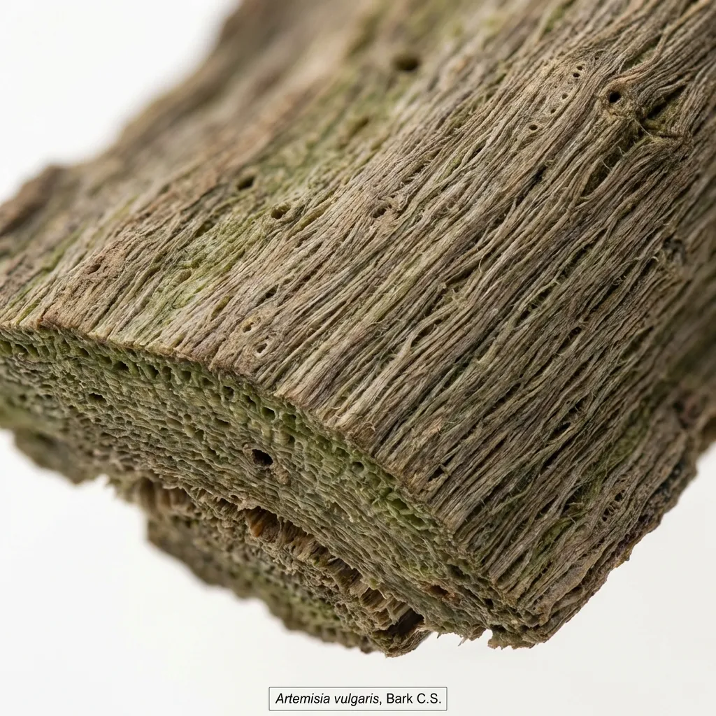 Nagadamani Bark & Stem — botanical anatomy illustration