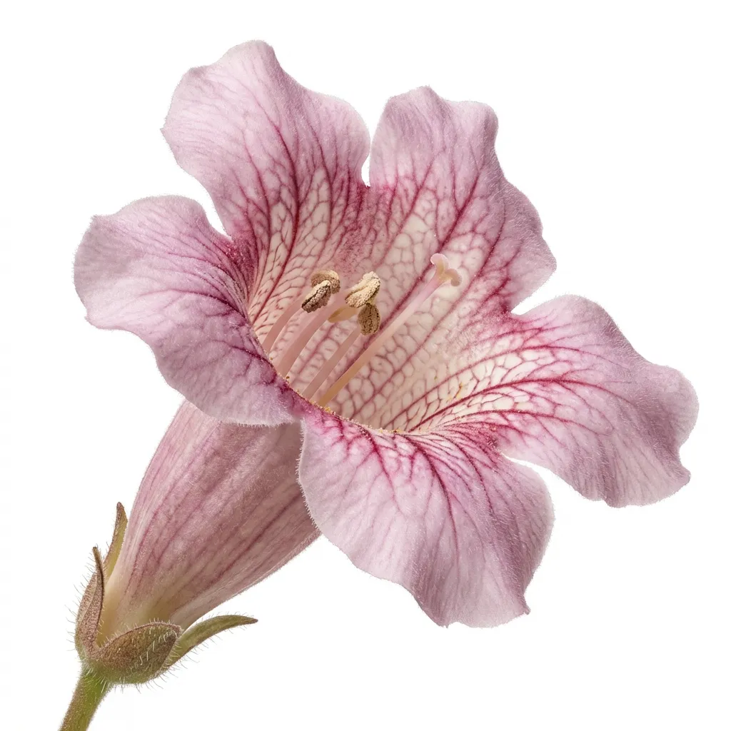 Patala Flower — botanical anatomy illustration