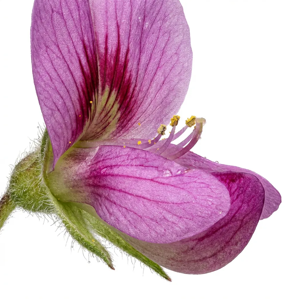 Prishniparni Flower — botanical anatomy illustration