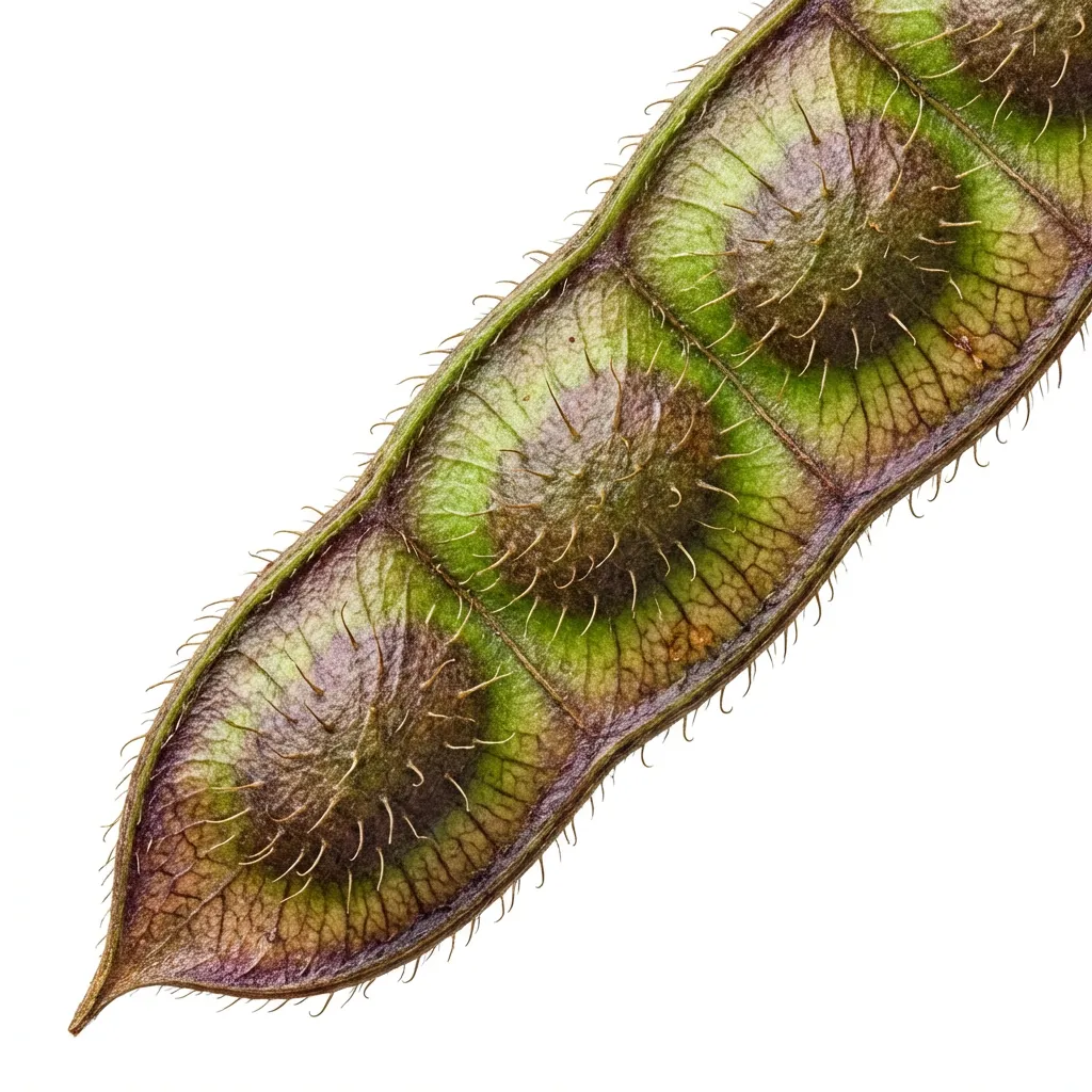 Shalaparni Fruit — botanical anatomy illustration