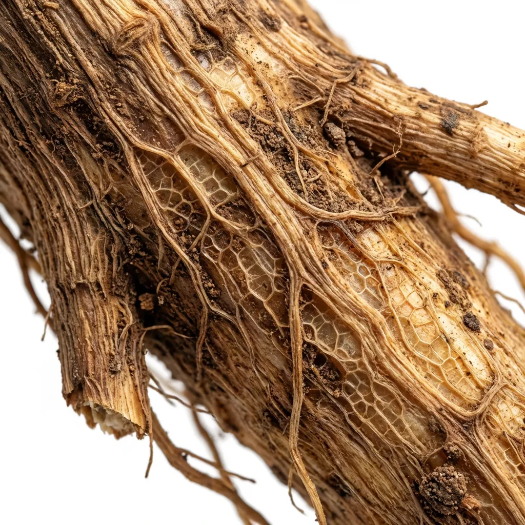 Trivrit Root System — botanical anatomy illustration