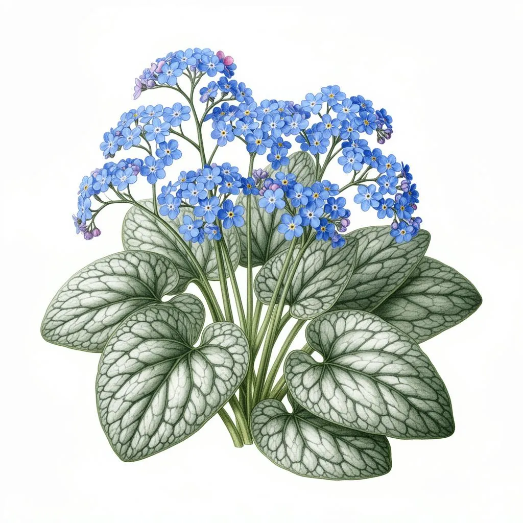 Brunnera plant in natural habitat - complete guide