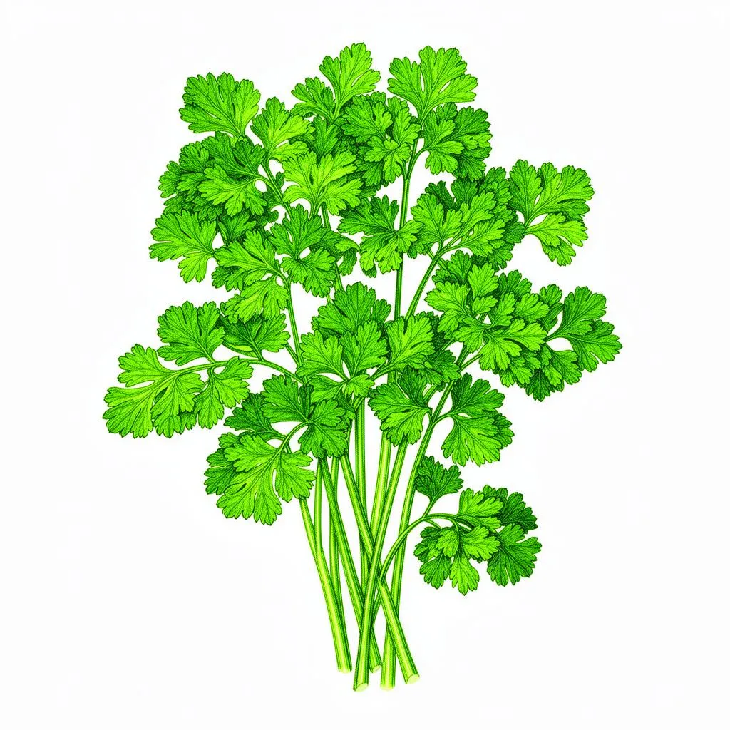 Parsley plant in natural habitat - complete guide