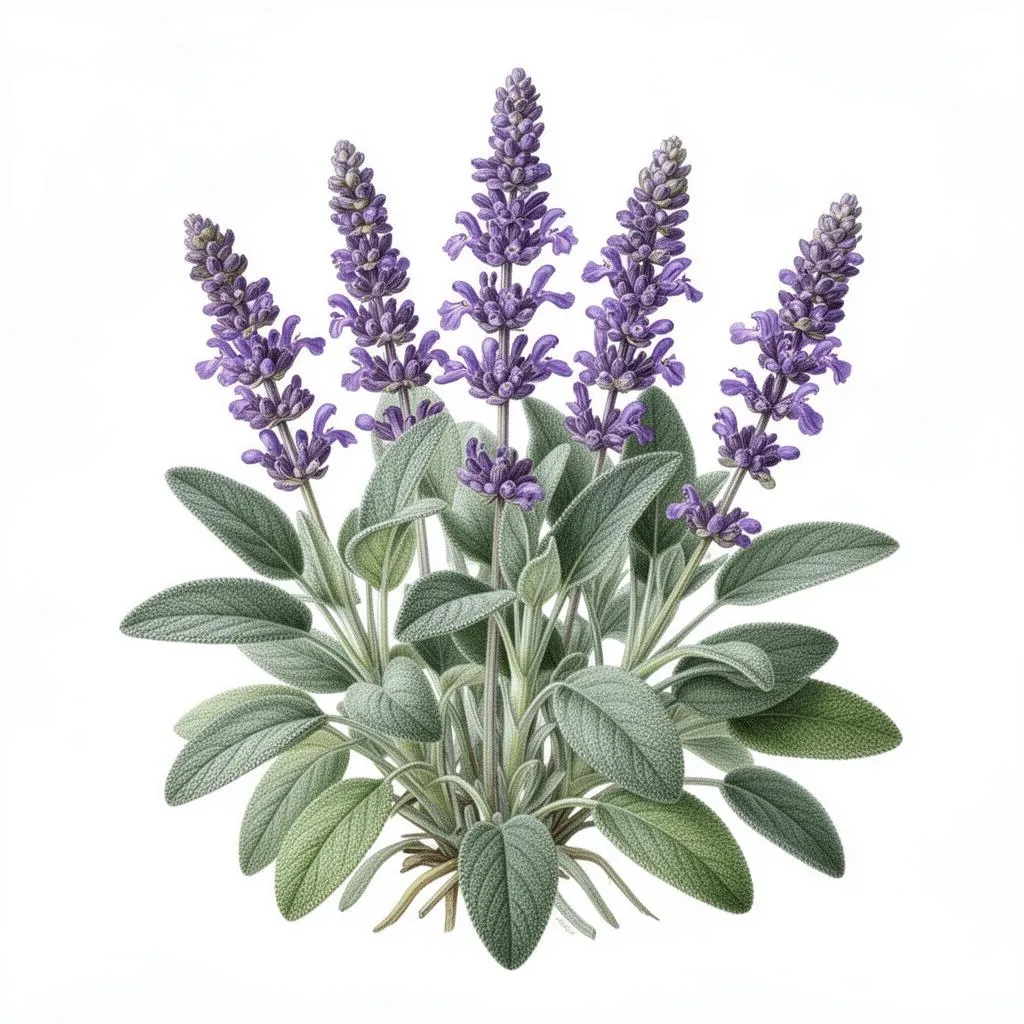 Sage plant in natural habitat - complete guide