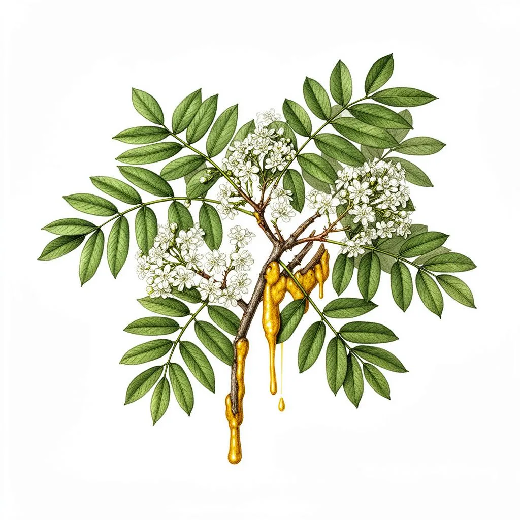 Shallaki (Boswellia) plant in natural habitat - complete guide