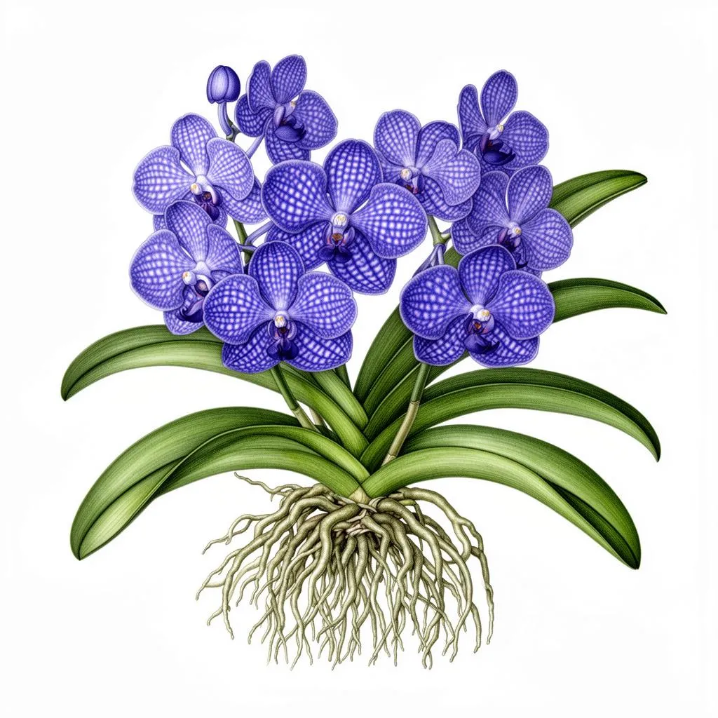 Vanda Orchid plant in natural habitat - complete guide