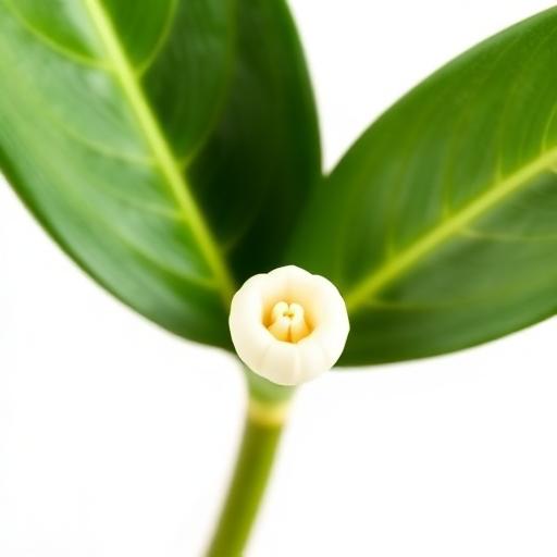 Philodendron Flower — botanical anatomy illustration