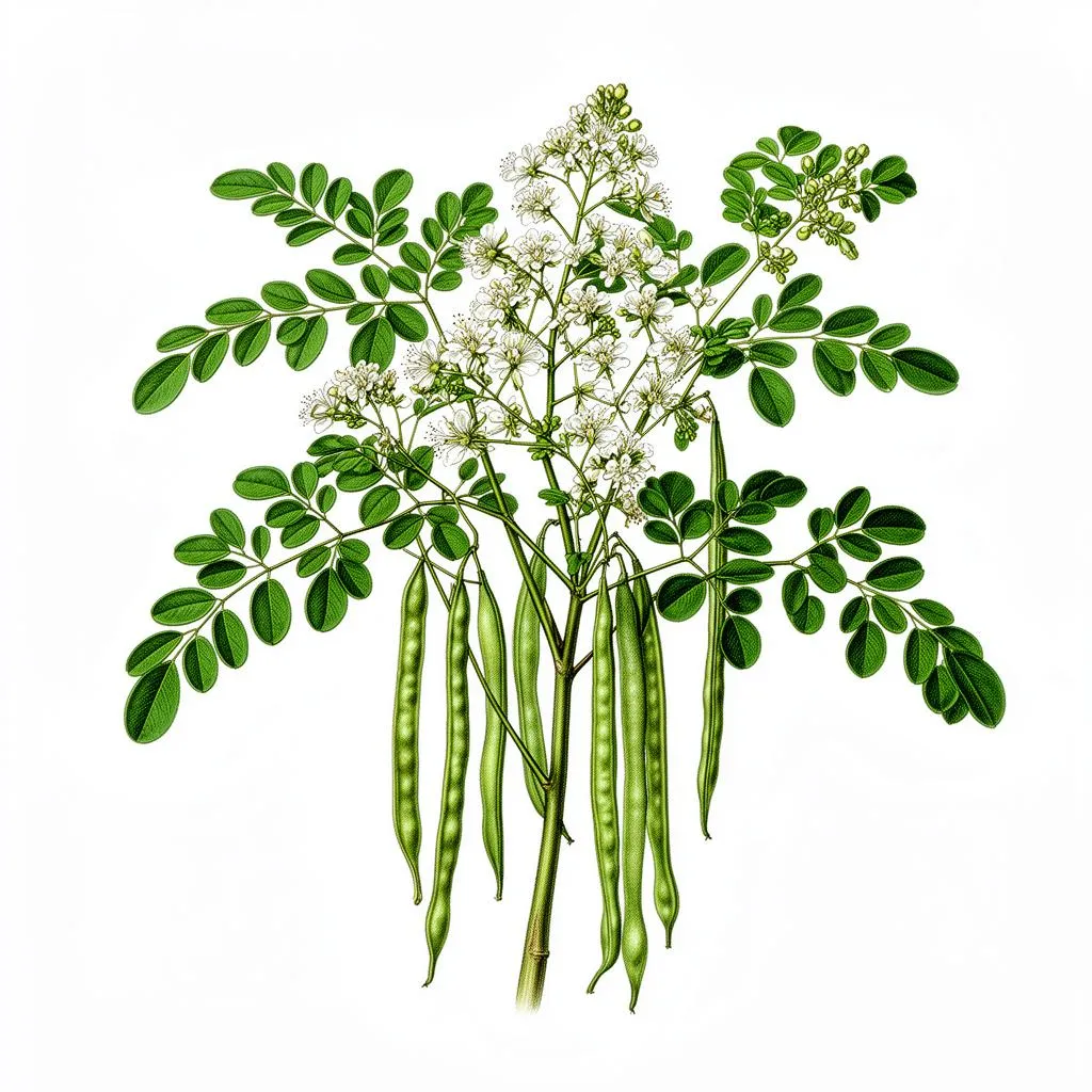 Moringa plant in natural habitat - complete guide