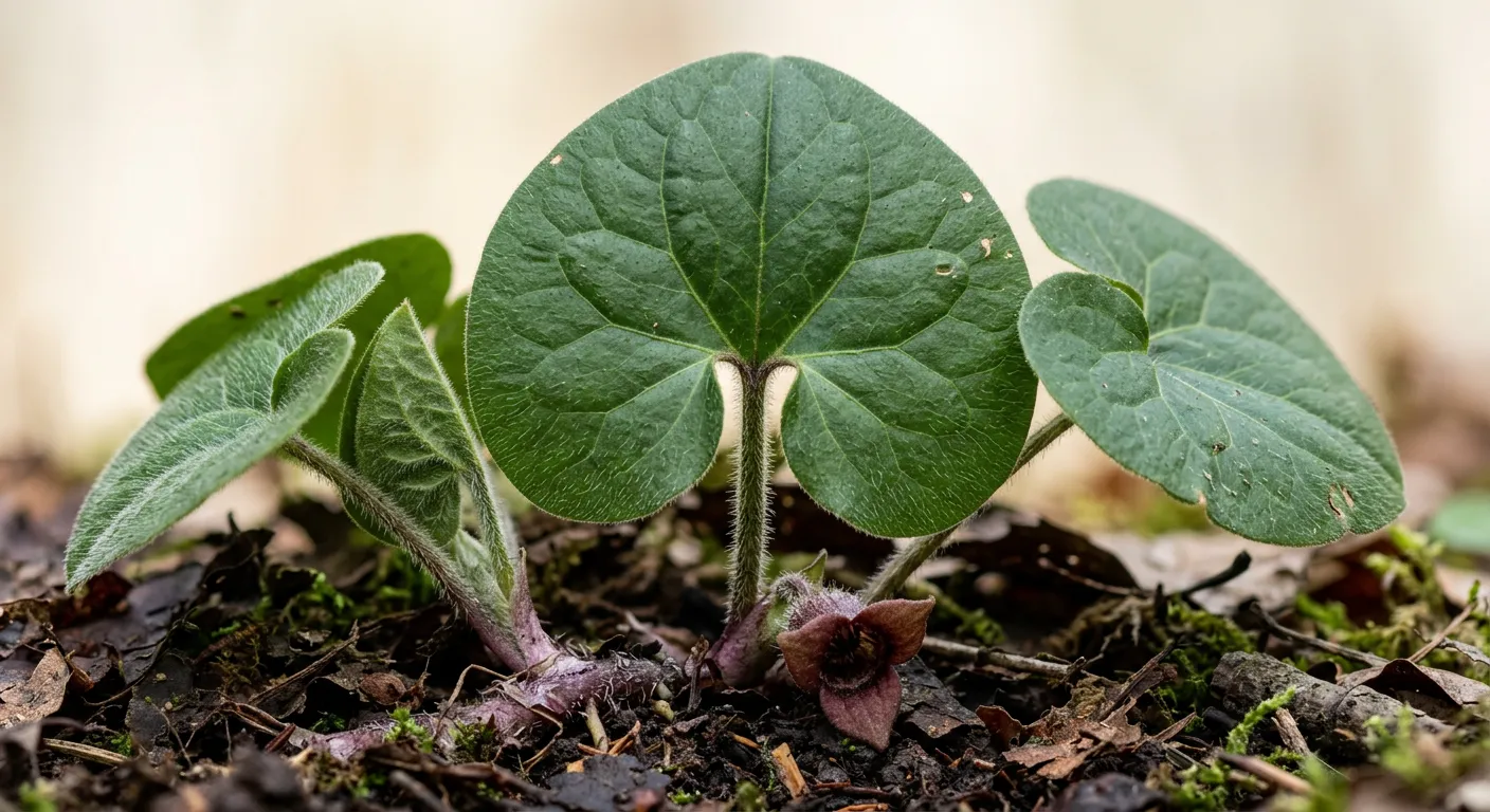Asarum Leaf — botanical anatomy illustration