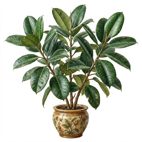 Rubber Plant plant in natural habitat - complete guide