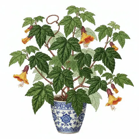 Abutilon Megapotamicum plant in natural habitat - complete guide