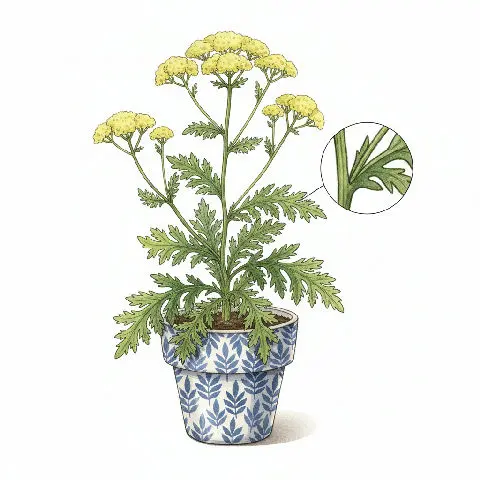 Achillea Moonshine plant in natural habitat - complete guide