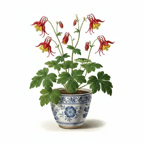 Aquilegia Canadensis plant in natural habitat - complete guide