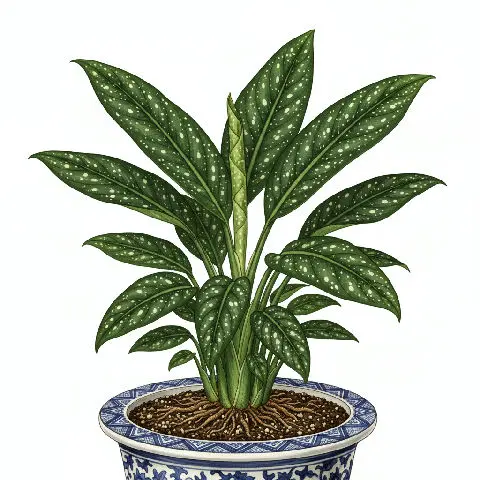 Aspidistra Milky Way plant in natural habitat - complete guide