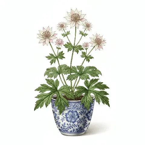 Astrantia plant in natural habitat - complete guide