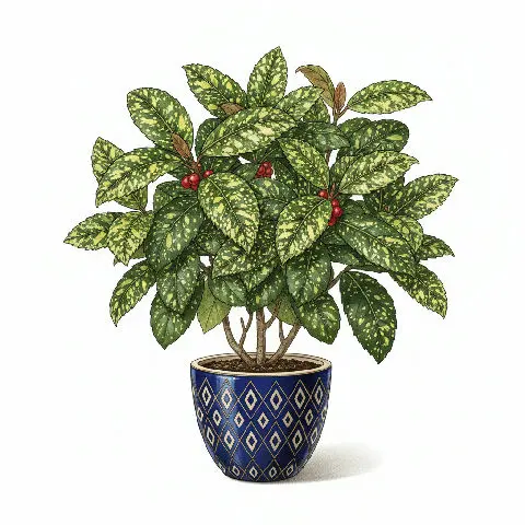 Aucuba Japonica plant in natural habitat - complete guide